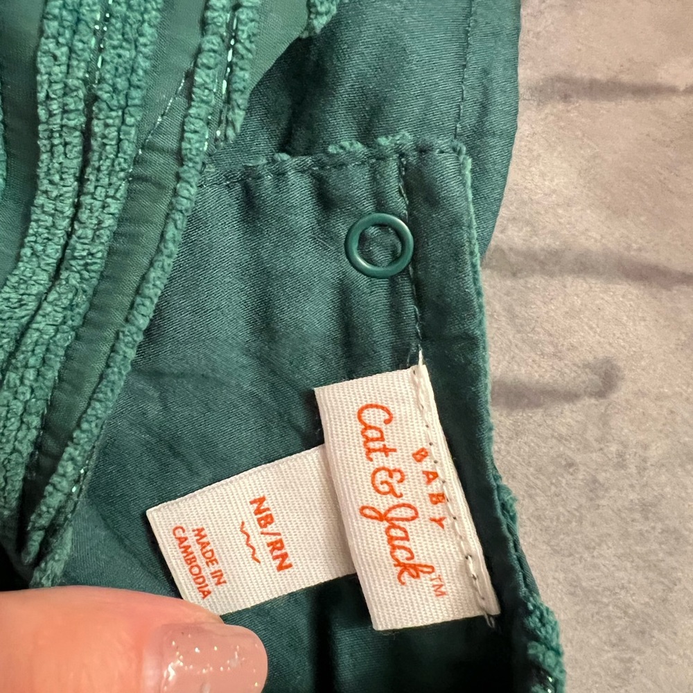 Newborn Green Dress